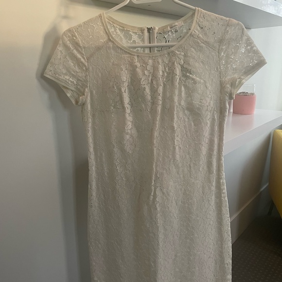 Aritzia Lace Dress White - Picture 3 of 11